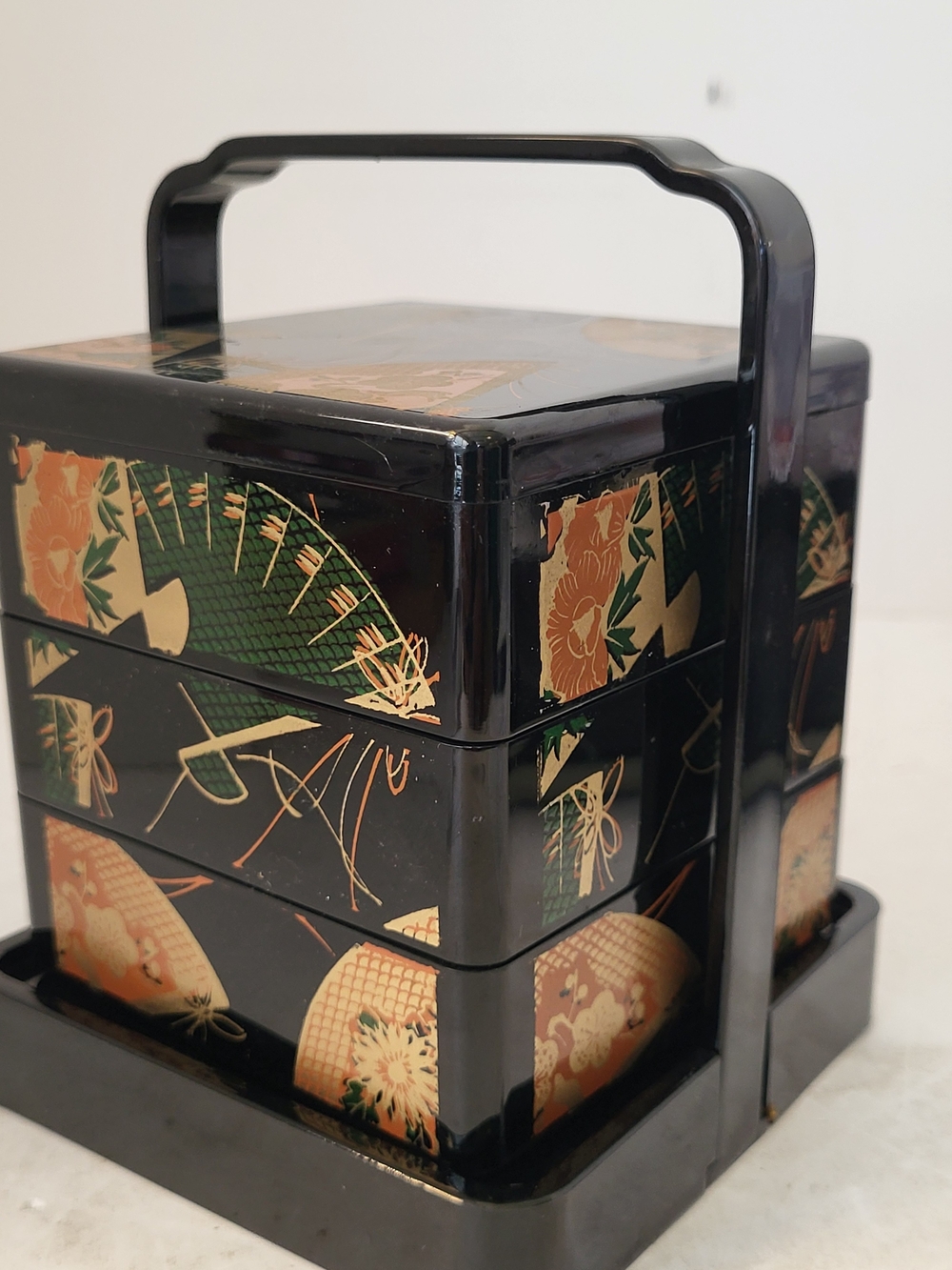 Yamanaka Gold Label Stacking Jubako/ Bento Box Japanese MCM